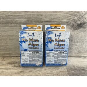 Lot of Two ( 2 ) Jungle‎ No More Algae Tank Buddies, Packs of  8 Tablets. NIB